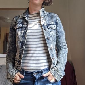 NWOT Celebrity Pink Acid Wash Jean Jacket